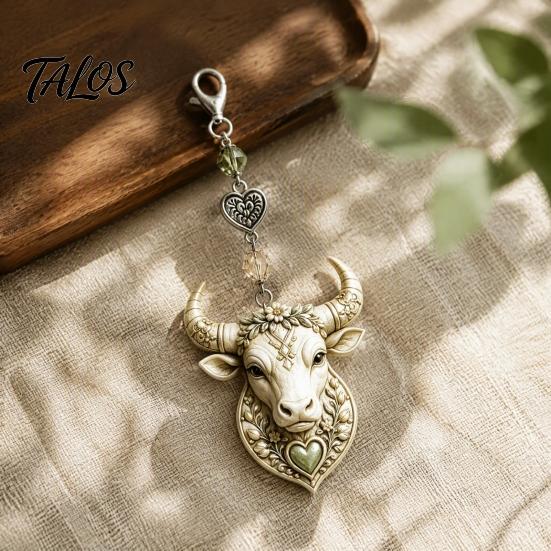 Zodiac Sign Pendant 12 Keychain with Keepsake Card, Star Pendant, Backpack Handbag Purse Charm, Inspirational Gift for Men Women