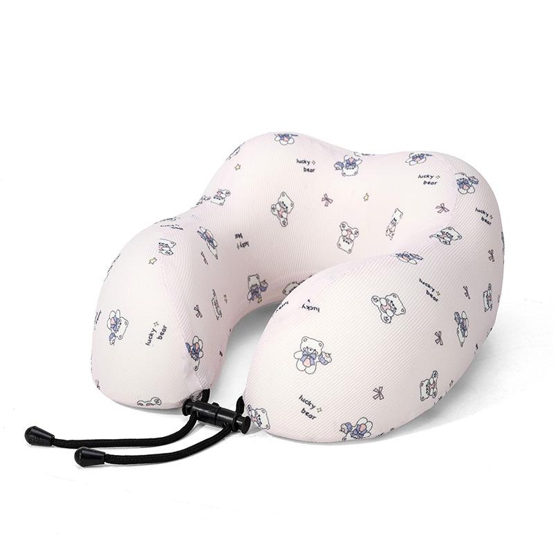 Portable Breathable U-Shaped Neck Pillow for Travel and Office