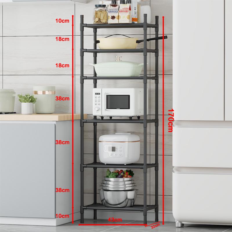 Rostfreies Mehrschichtiges Badezimmer- und Küchen-Aufbewahrungsregal Organizer