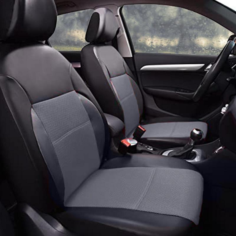 Coprisedile Universale per Auto Set Coprisedili in Pelle PU Compatibile con Airbag Coprisedile per Proteggere Sedile Auto Interno Auto