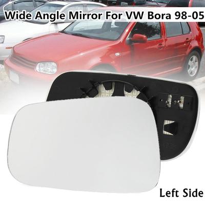 Left side Wing door mirror glass for Vw Polo 05-09 heated plate