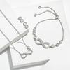 Love Infinity Necklace Minimalist Mobius Endless Symbol Pendant for Women Men