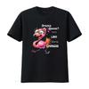 Funny Flamingo T Shirt Print Novelty Soft Style Vintage Washed Streetwear Stretched Top For Everyday Wear Fashion Slightly