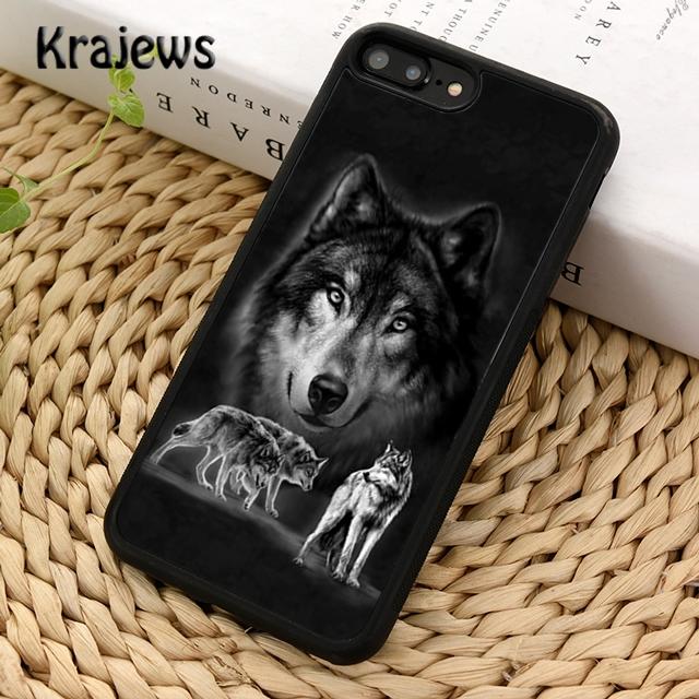 Krajews Vytí vlka pod měsícem vzor Pouzdro na telefon Pro iPhone 14 6s 7 8 plus X XR XS 11 12 13 pro max Samsung S21 S22ultra