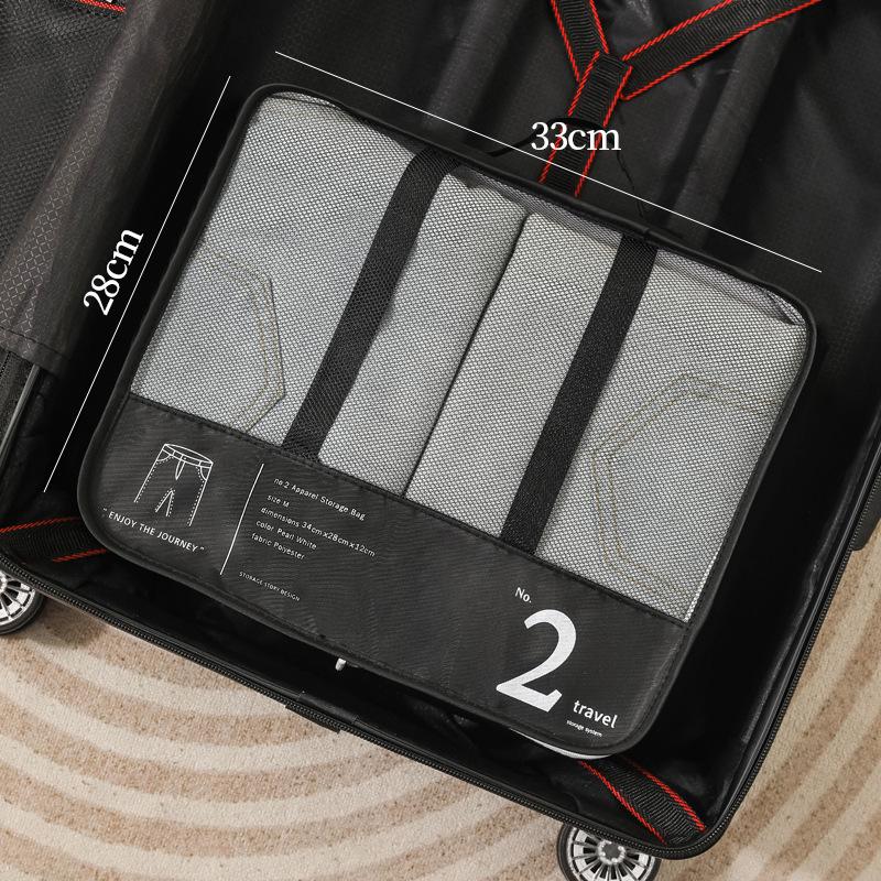 Travel Organizer Bags: Suitcase Storage for Clothes, Underwear, Pants, and Shoes - Ideal for Business Trips