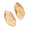 Stainless Steel Acrylic Teardrop Earrings Lightweight Chunky Hoop Earrings  Women's Accessories