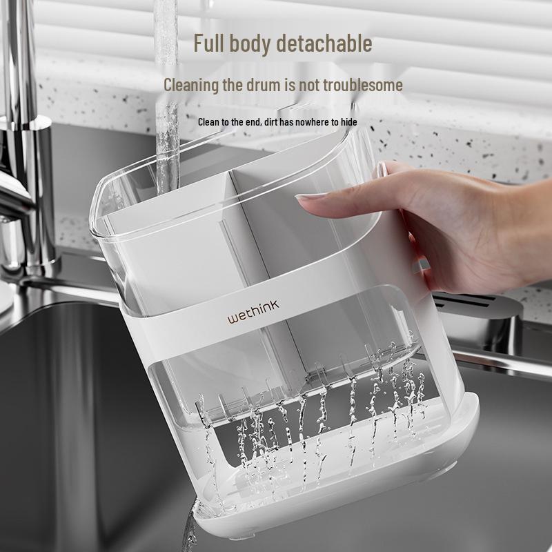 Cilindru de Bucătărie pentru Bețișoare cu Suport de Drenaj, de Podea