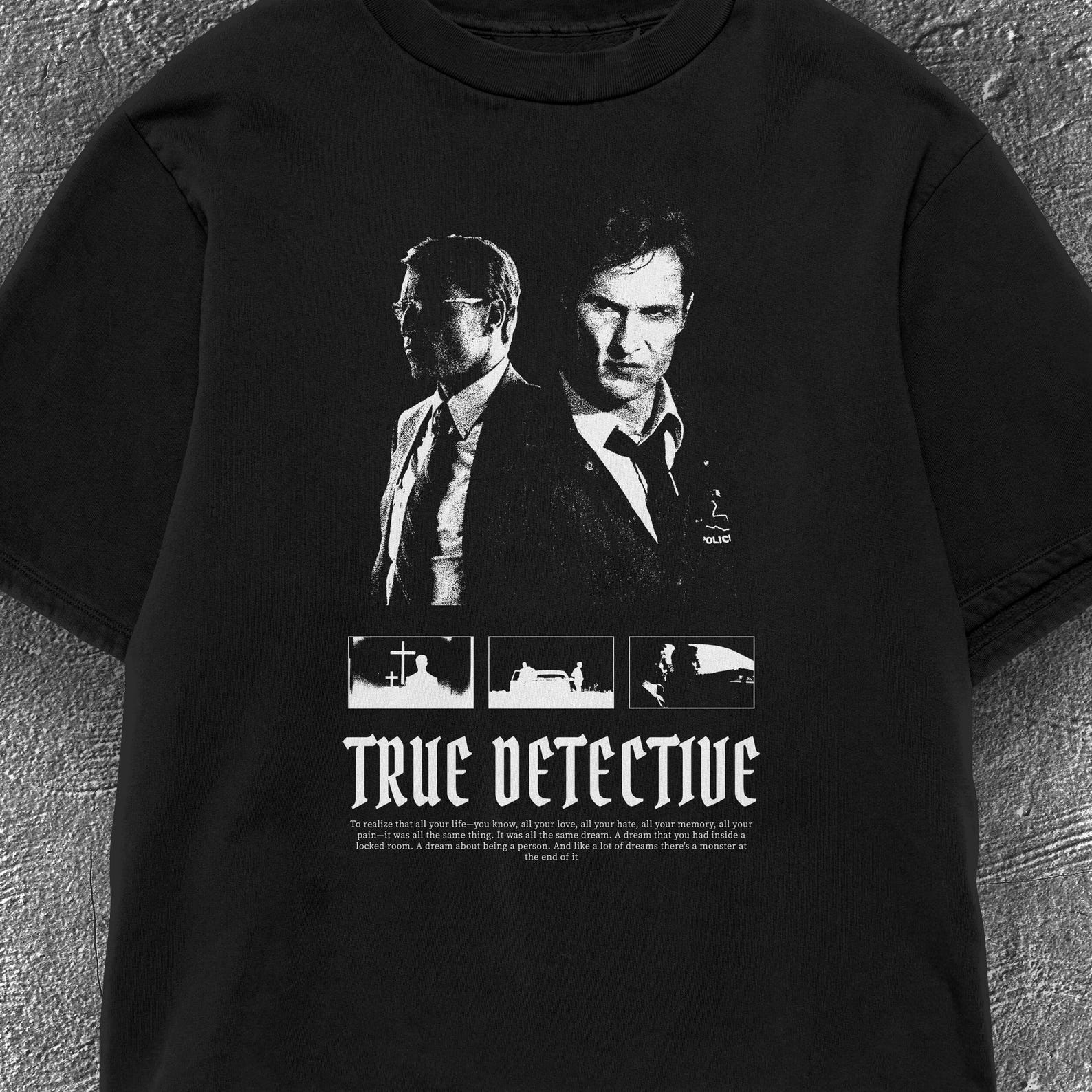 True Detective Mystery Films T-shirt | Vintage graphic tee, Comfort colors 1717 3XL