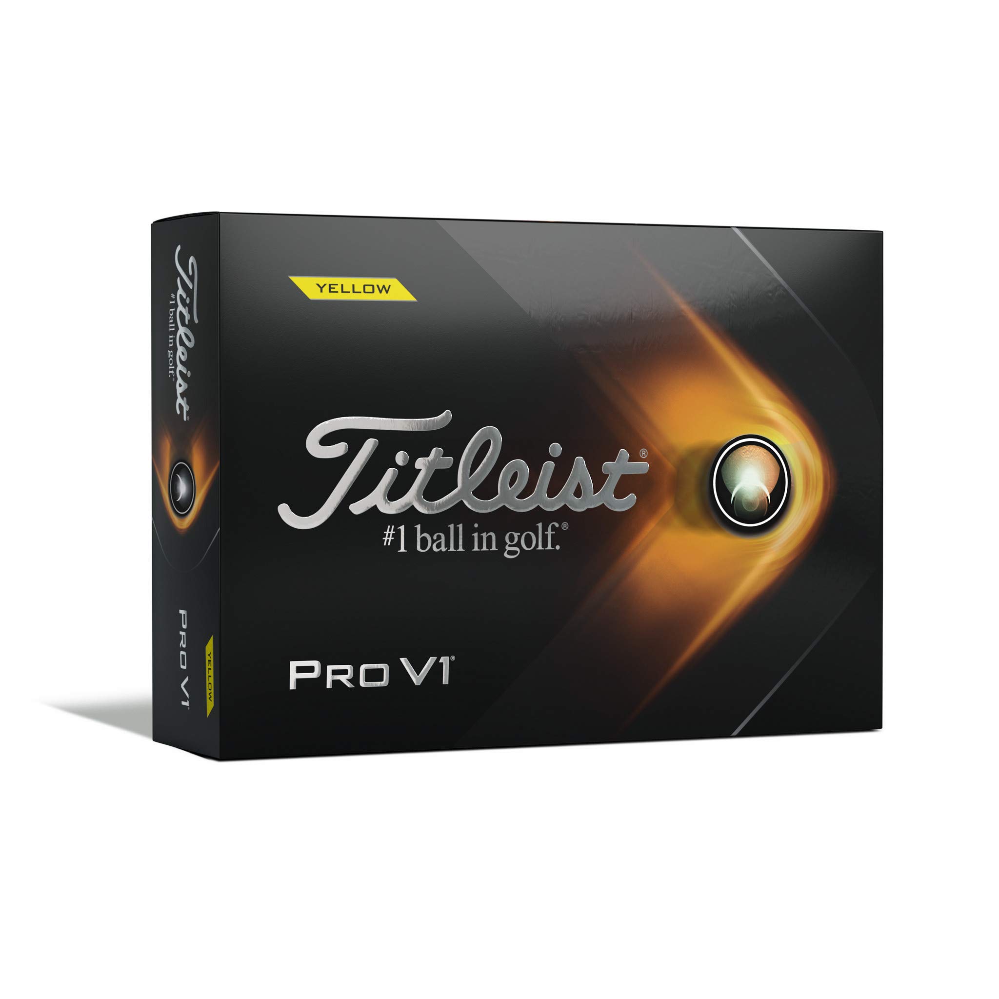 

Titleist PRO V1 21 YELLOW Golf Balls, 1 Dozen