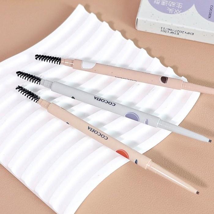 EXWICH Eyebrow Pencil Gray – Fine Tip, Waterproof, Smudge-Proof (03-Smoky Gray)