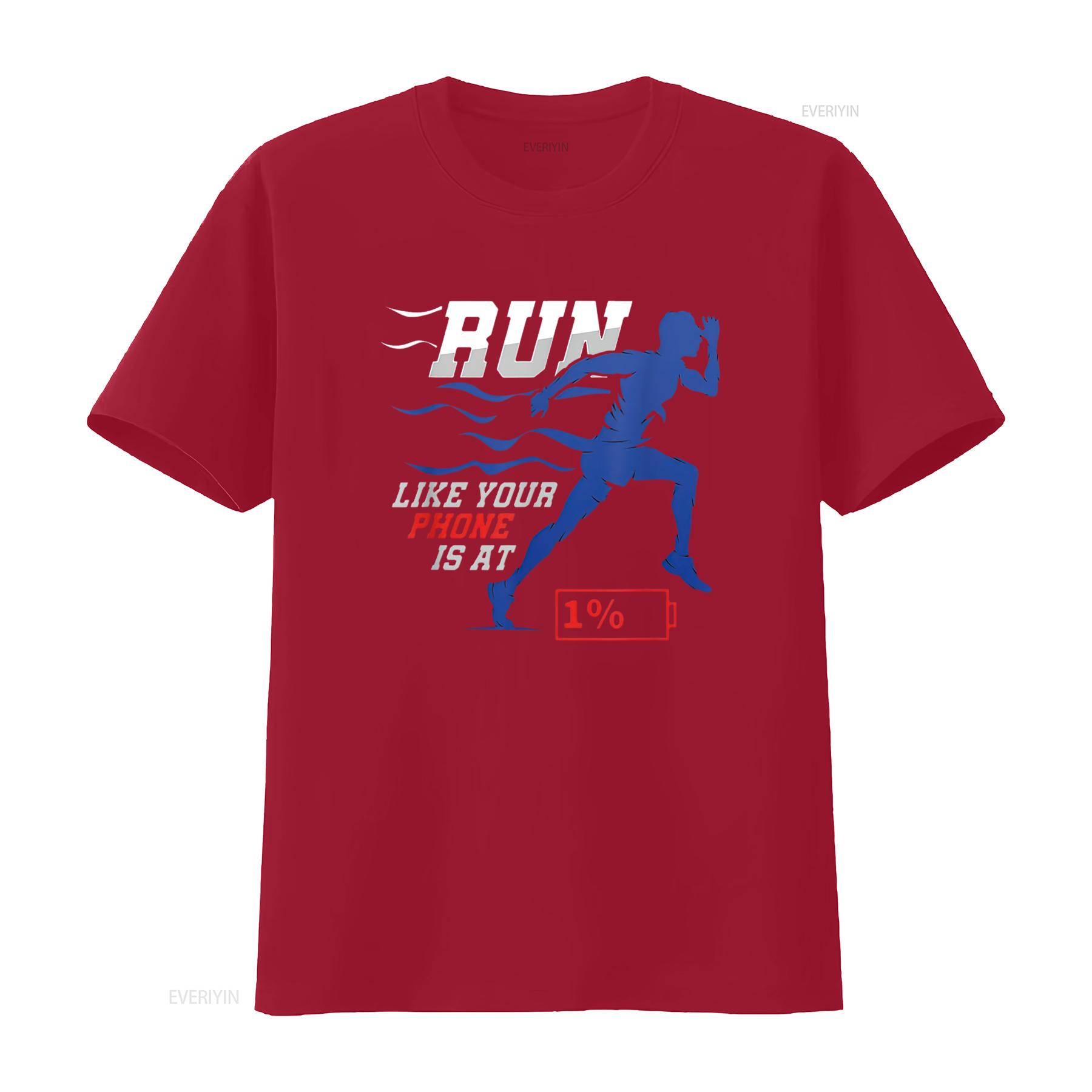 Funny Run Like Your Phone Is 1 Runner Running Cross Country T Shirt vintage Washed Soft Stretched Versatile S