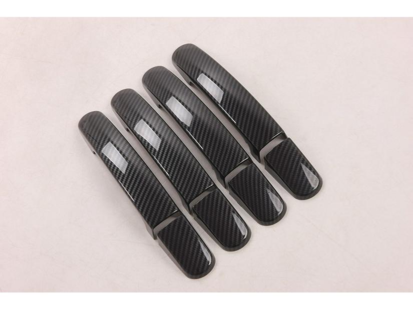 Huse Mânere Uși Fibră de Carbon Negru 2017 Transit