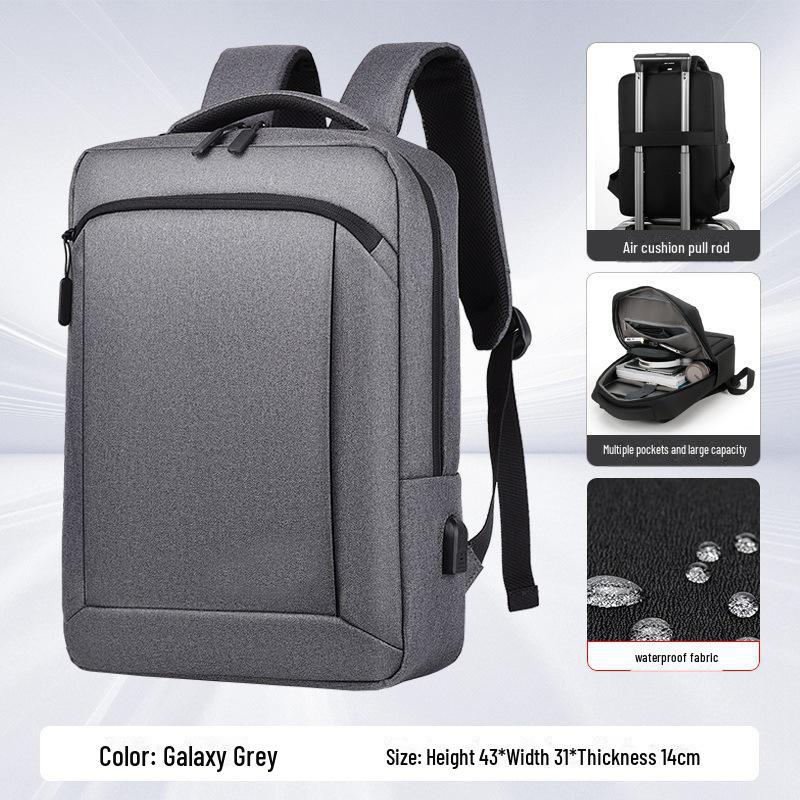 

Мужской роскошный водонепроницаемый рюкзак для поездок на работу — стильная сумка для путешествий и ноутбука большой вместимости