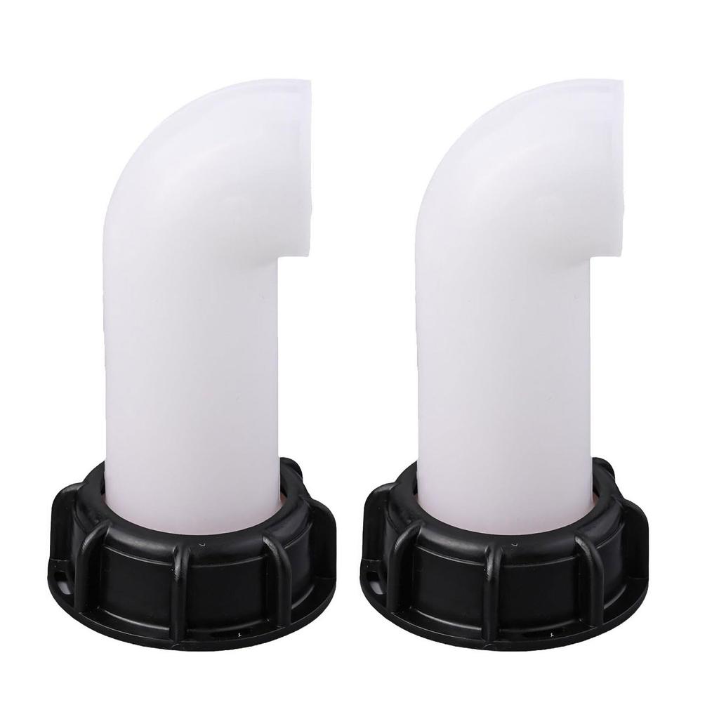 2Pcs IBC Water Tank Nozzle Tap Caps Valves Fitting Thread IBC Tank Adapters Extension Drain Spouts Hose Easy to Use