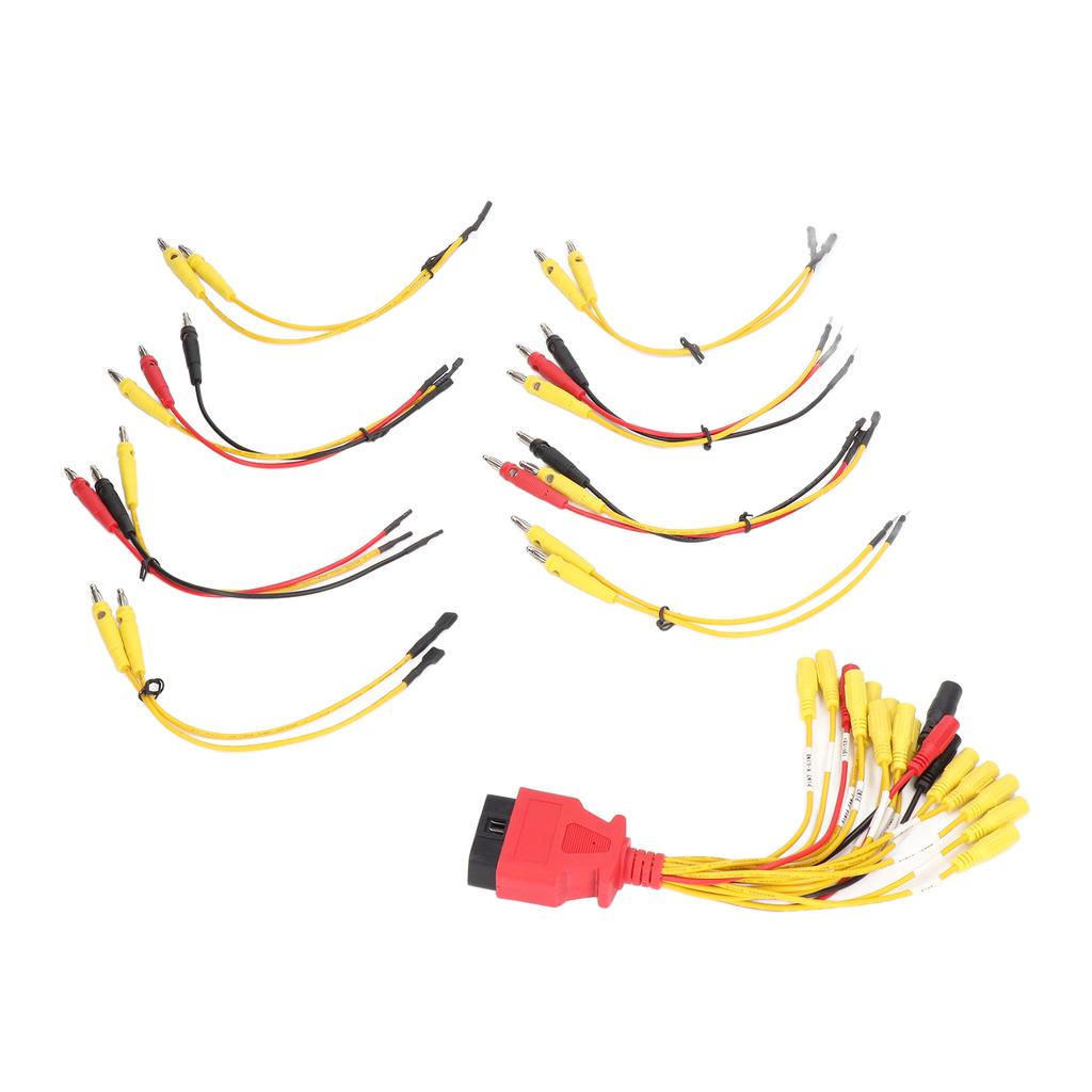 16pin Male Connector Diagnostic Cable Adaptor with 20pcs Extension Cable for Car
