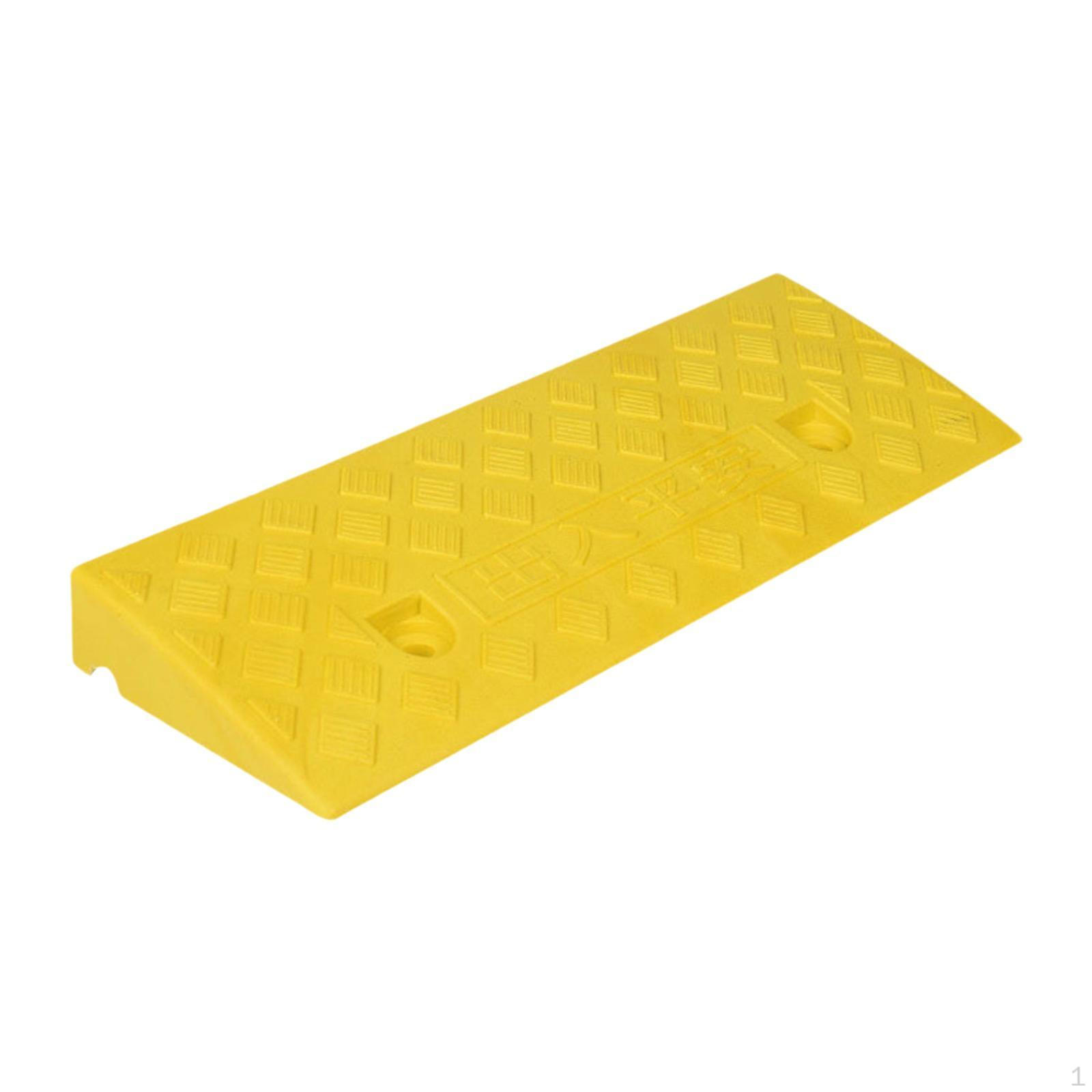 

Пандус для бордюра для дорожного склона, простая установка, тротуары и транспортные средства жёлтый