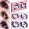 European And American Mink Hair Planting Color False Eyelashes Fried Hair Simulation Grafted Eyelashes