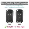 2/3 Buttons Tpu Car Key Case Cover For Chevrolet Malibu Cruze Camaro Aveo Sail Epica Lova Impala Orlando For Buick Opel Key Bag