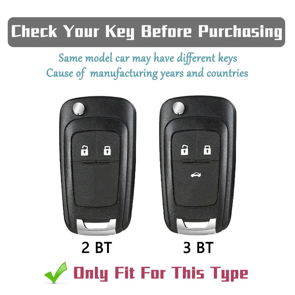 2/3 Buttons Tpu Car Key Case Cover For Chevrolet Malibu Cruze Camaro Aveo Sail Epica Lova Impala Orlando For Buick Opel Key Bag