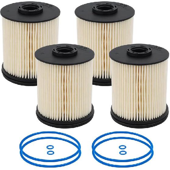 2 Pack TP1015 Fuel Filter Compatible With 2017-2024 Chevy Cruze, Silverado, GMC, Sierra 6.6L & 3.0L Duramax Fuel Filter