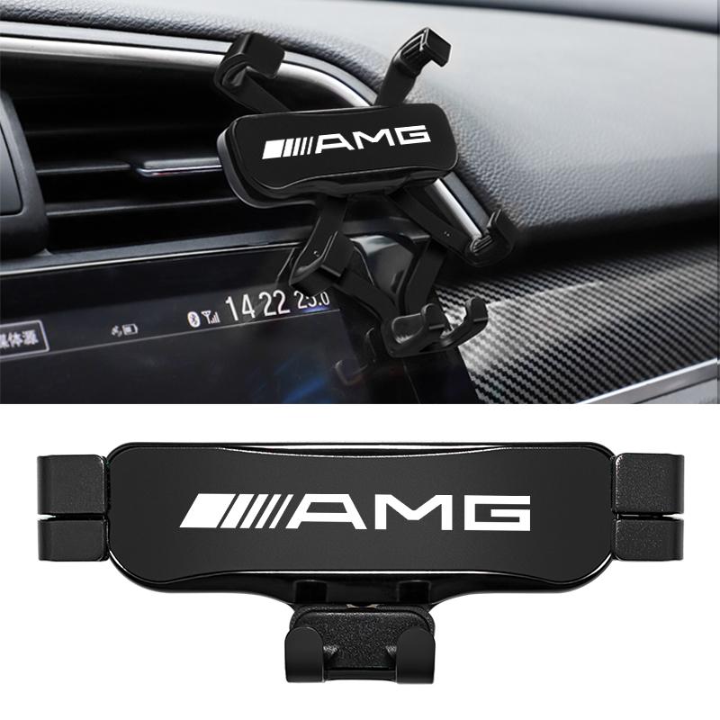 

For Mercedes Benz AMG Smart W205 C300 W203 W206 W108 W124 W126 W140 W1 Zinc Alloy Car Styling Phone Holder Air Vent Mount Clip