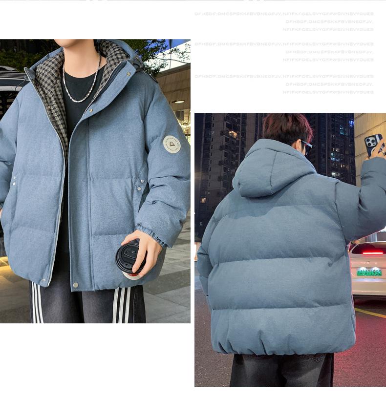 Winter Youth Fashion Cotton Jacket - Trendy, Warm, and Handsome Outerwear for Junior High and High School Boys