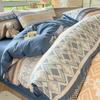 Bedding Four-piece Set, Cotton Pure Cotton Floral Quilt Cover, Bed Sheet Dormitory Three-piece Set