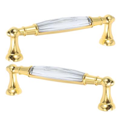 2 Pcs Decorative Knobs Agarraderas Para Cajones Crystal Glass Door Cabinet Pull Knob Knobs Dresser Handles Cabinet for Cabinets