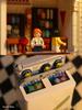 Xianci Retro Street Scene Building Blocks Educational Toy Set - TV & Refrigerator. Ideal Birthday Gift for Girls.