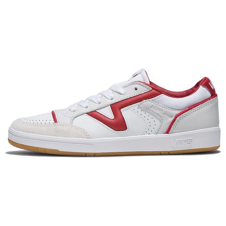 Vans Lowland CC White Court Red