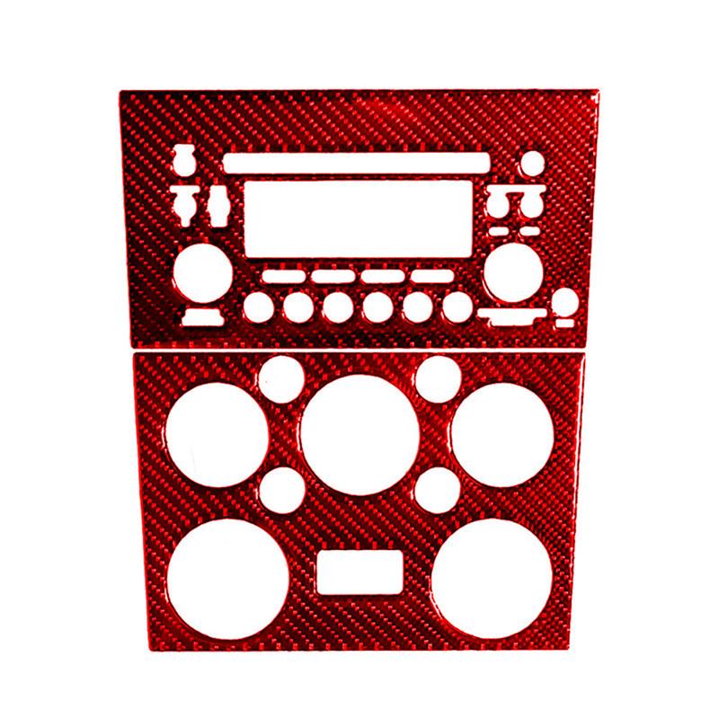 

Carbon Fiber Car Central Control Button Panel Trim Cover Stickers For Suzuki Grand Vitara 2006-2013 With Manual Transmission