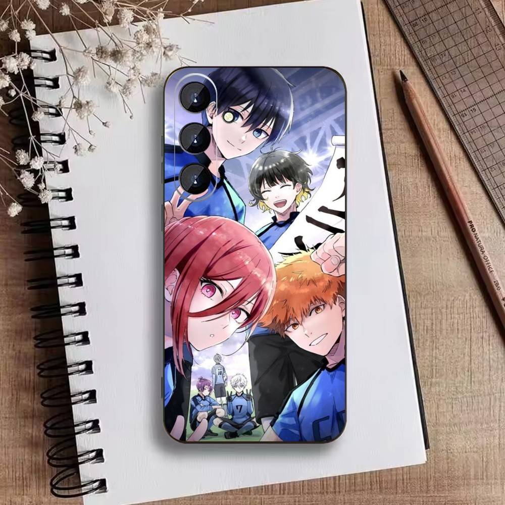 Anime Trent B-Blue D-Lock Phone Case For Samsung Galaxy A73,A21s,A22,A31,A52,A53,A71,A41Soft Black Shell