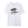 2026 Sommer Neu Blaubeer Grafik Tops Kurzarm Damen T-Shirt Rundhals Baumwoll T-Shirt Lässige Mode T-Shirts Damenbekleidung