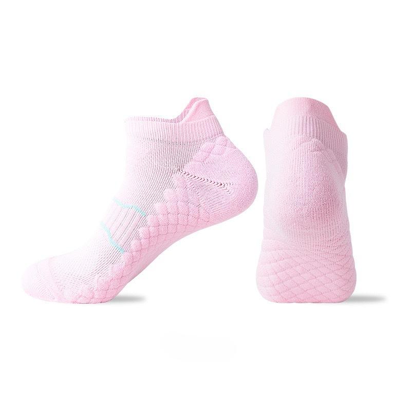 Women's Spring and Summer Sports Outdoor Running Deodorant Towel Bottom Shock Non Slip Short Socks