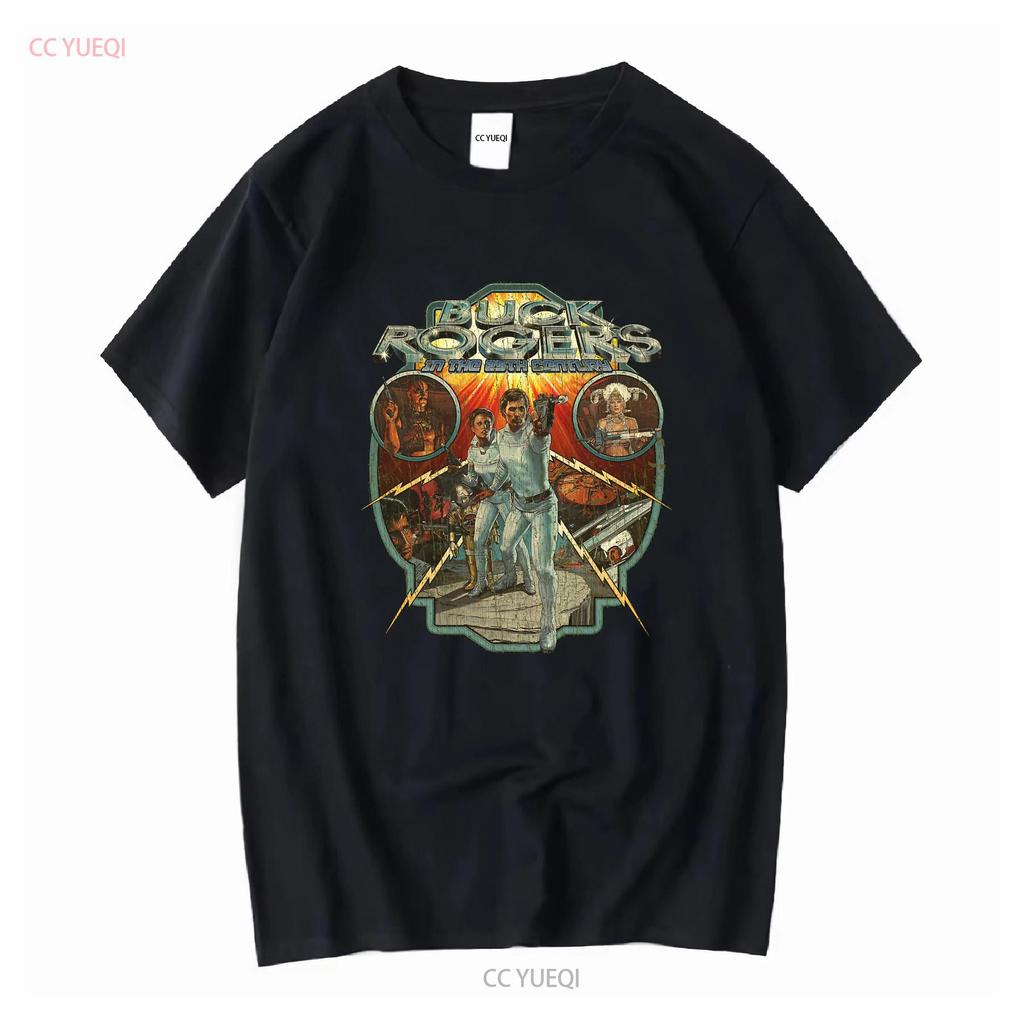 Buck Rogers in the 25th Century 1979 Vintage Mens T Shirt long or short sleeves vintage Washed Versatile Stretched fashion