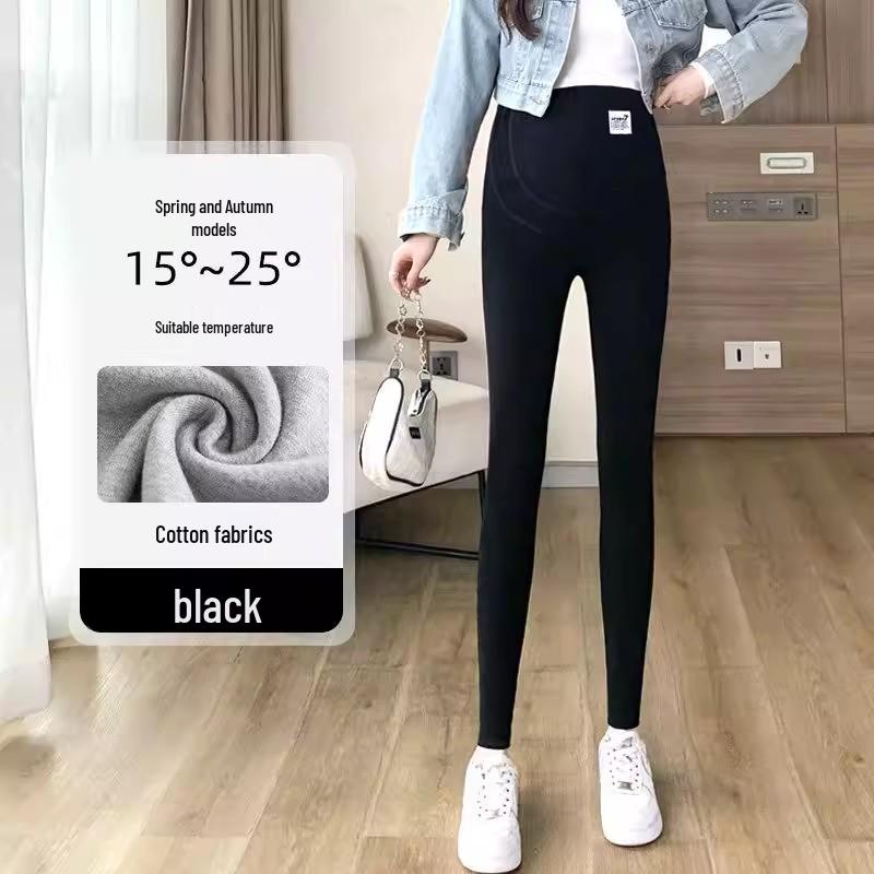 

Maternity High Waist Tummy Support Pants, Dark Gray, Spring/Autumn, Adjustable, Non-Constricting, Pure Cotton Base Layer L [55-65 kg]