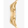 Michael Kors Oversized Runway Dive Pavé Gold-Tone Watch MK6911