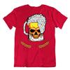Skulaton Beer T-Shirt Night Birthday Party Tee Realist Beer Glas Shirt