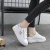 Autumn new leather waterproof student butterfly board shoes lace-up