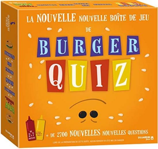 Buy Dujardin Jeux La Nouvelle Nouvelle Boite De Jeu Burger Quiz Jeux De Societe Dujardin Sas Dun1093 At Affordable Prices Free Shipping Real Reviews With Photos Joom