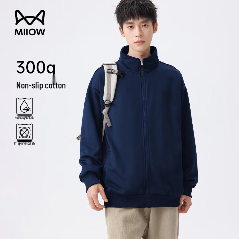 

Men s MaoRen High-Collar Zip-Up Sweatshirt 2XL