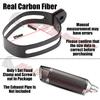 For SC project Arrow Yoshimura AK Brother Mivv Leovince Austinracing Etc Exhaust Tail Pipe Carbon Fiber Stainless Fixed Clamp