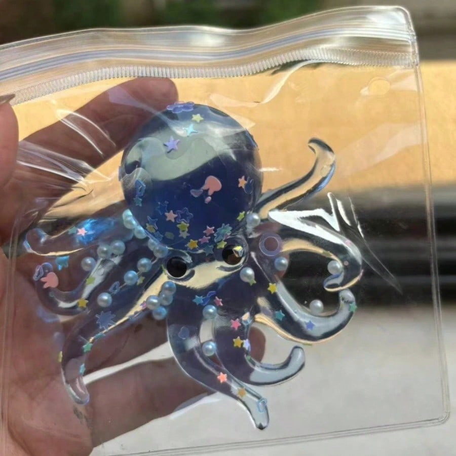 Squishy Ocean Octopus Squeeze Fidget Simulation Stress Relief Slow Rebound Can Be Stretched Sensory Decompression Gift