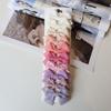 4/6/10Pcs Soft Cotton Bow Hairpin Girl Sweet Design Hairpin Color Block Delicate Hairgripe Barrettes Kawaii Child Accessories