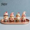 Stress Relief Craft Kit Cozy Gnome DIY Patchwork Kit, Felt Creative Beginner Sewing Art for Crafters, Home Decor Unique Handmade Gift 3D Elf Set
