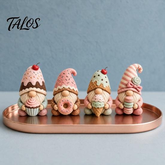Stress Relief Craft Kit Cozy Gnome DIY Patchwork Kit, Felt Creative Beginner Sewing Art for Crafters, Home Decor Unique Handmade Gift 3D Elf Set
