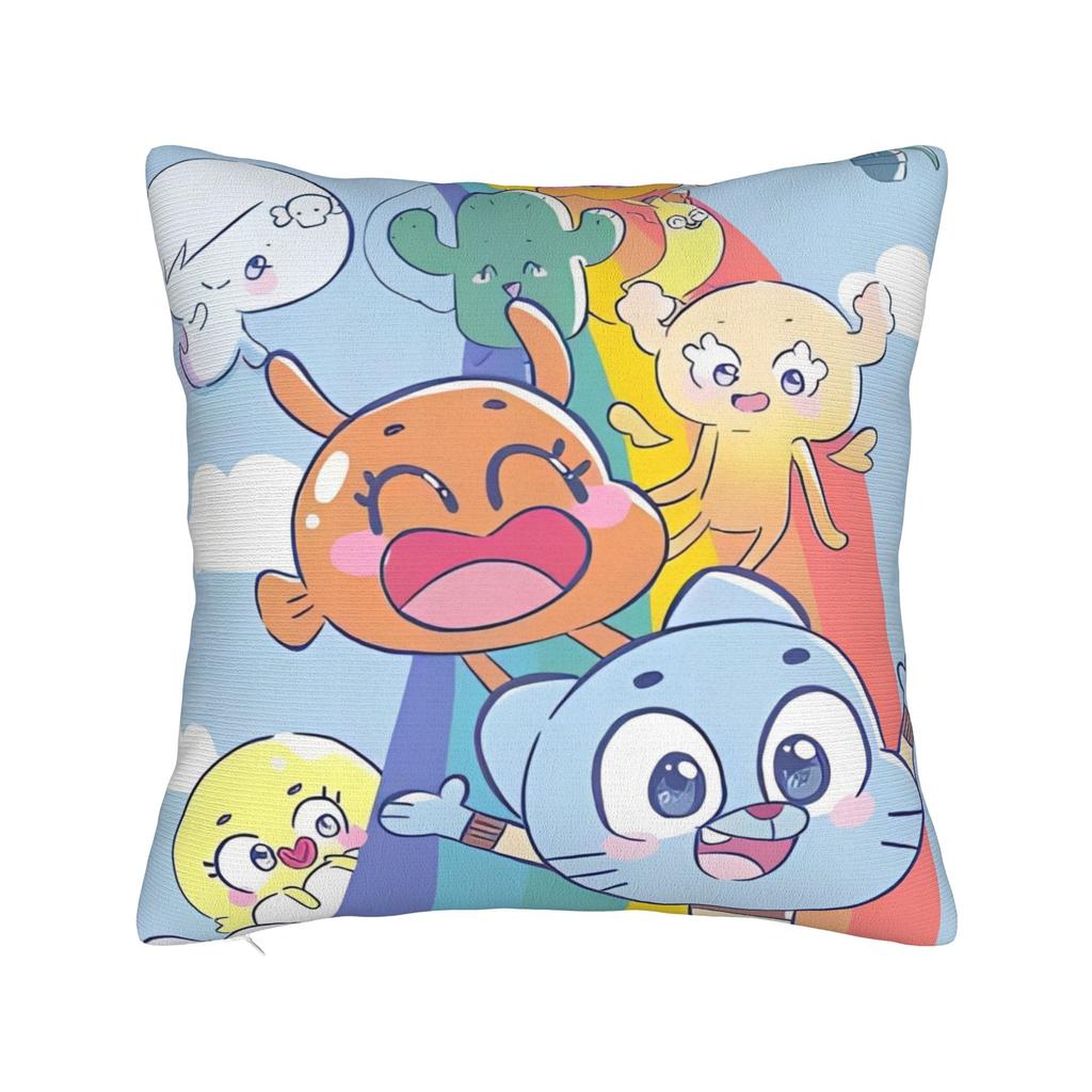 The Amazing World Of Gumballs  Pillowcases Stuff Soft Cushion Cover Gift  Pillow Case Cover Home Multiple Sizes