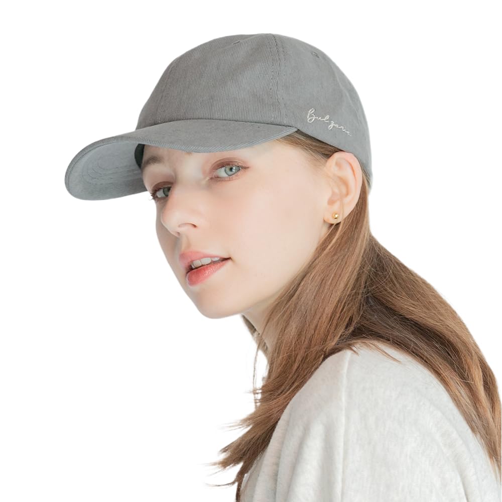 ICHIYON Fine corduroy cursive embroidery cap [14+ PLUS] / 103823-111-103