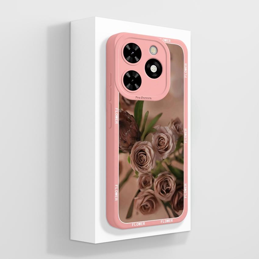 For Tecno Pop 10C Camon 40 Pro Premier Phone Bags Cute Black Cat Patterns Liquid Silicone Anti Fall Durable Premium Protection Cases For Tecno Housing