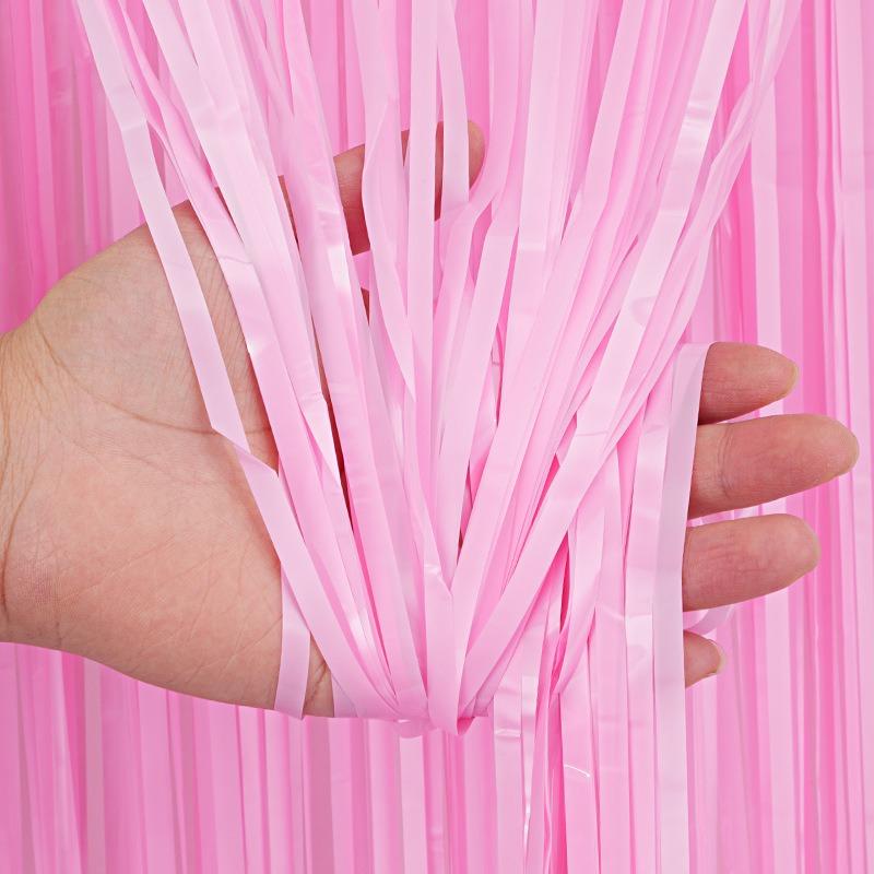 1m*2m Rain curtain party decoration Mother's Day birthday wedding bachelor party graduation merry Christmas backdrop curtain